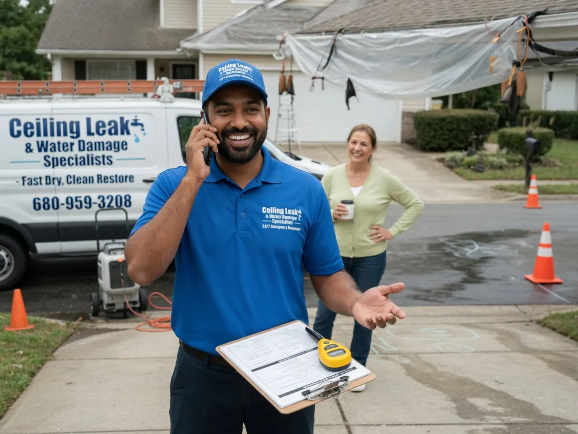 Ceiling Leak Cleanup Temple City, CA FAQs